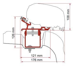 Fiamma f80 f65 adapter kit - kit, vw