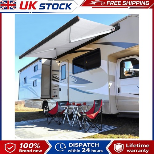 Camper van side awning with - van,