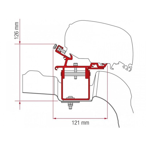 Fiamma awning bracket kit f65s - bracket,
