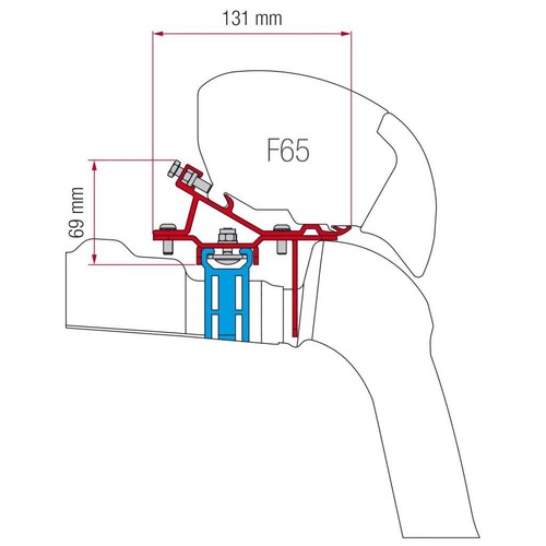 Fiamma f80 f65 adapter - fiamma,